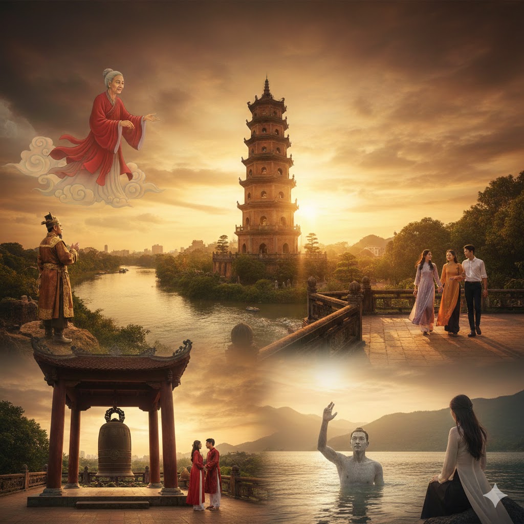 lời nguyền chia tay chùa thiên mụ