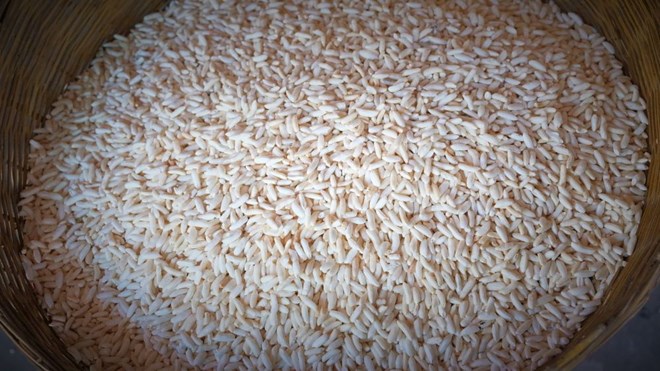 rang cốm bằng cát