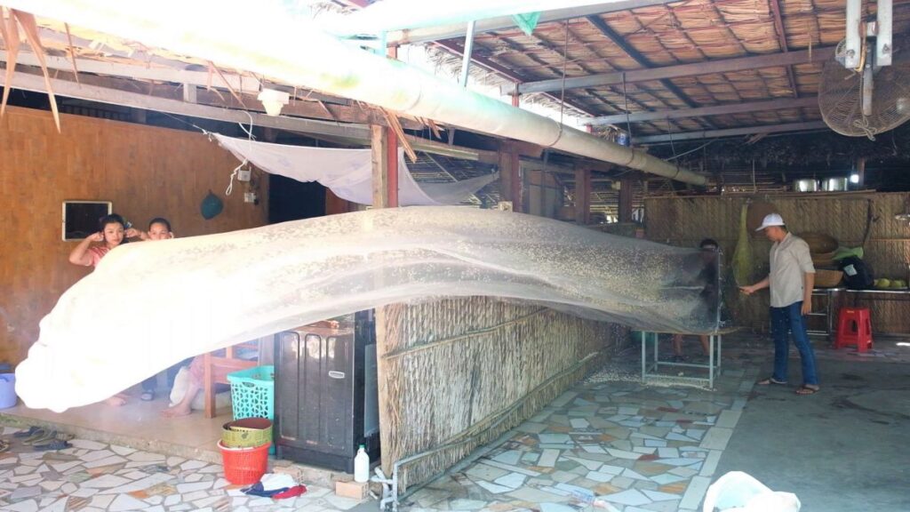 rang cốm bằng cát