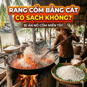 rang cốm bằng cát