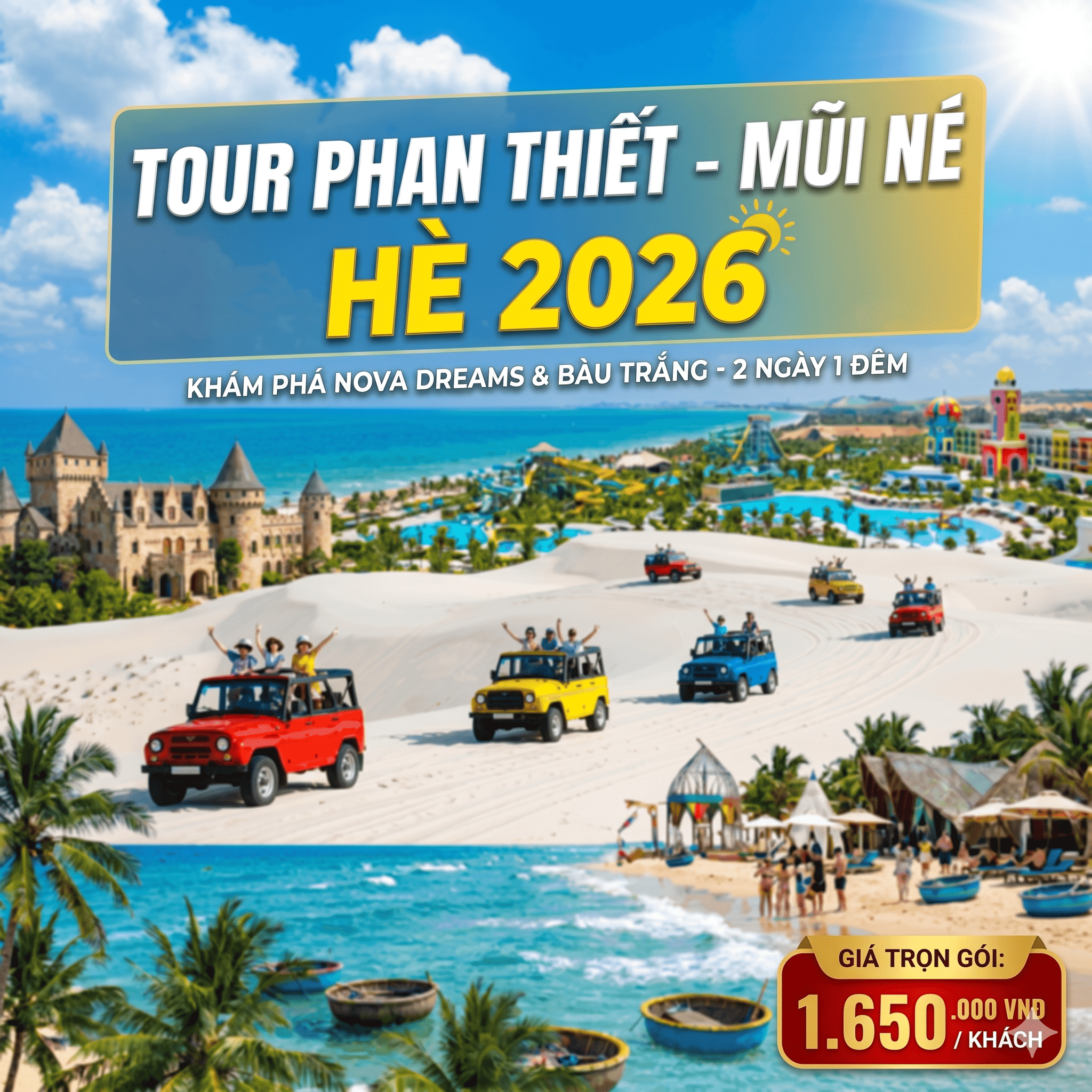 Khám phá biển Mũi Né - Thiên đường nghỉ dưỡng Việt Nam